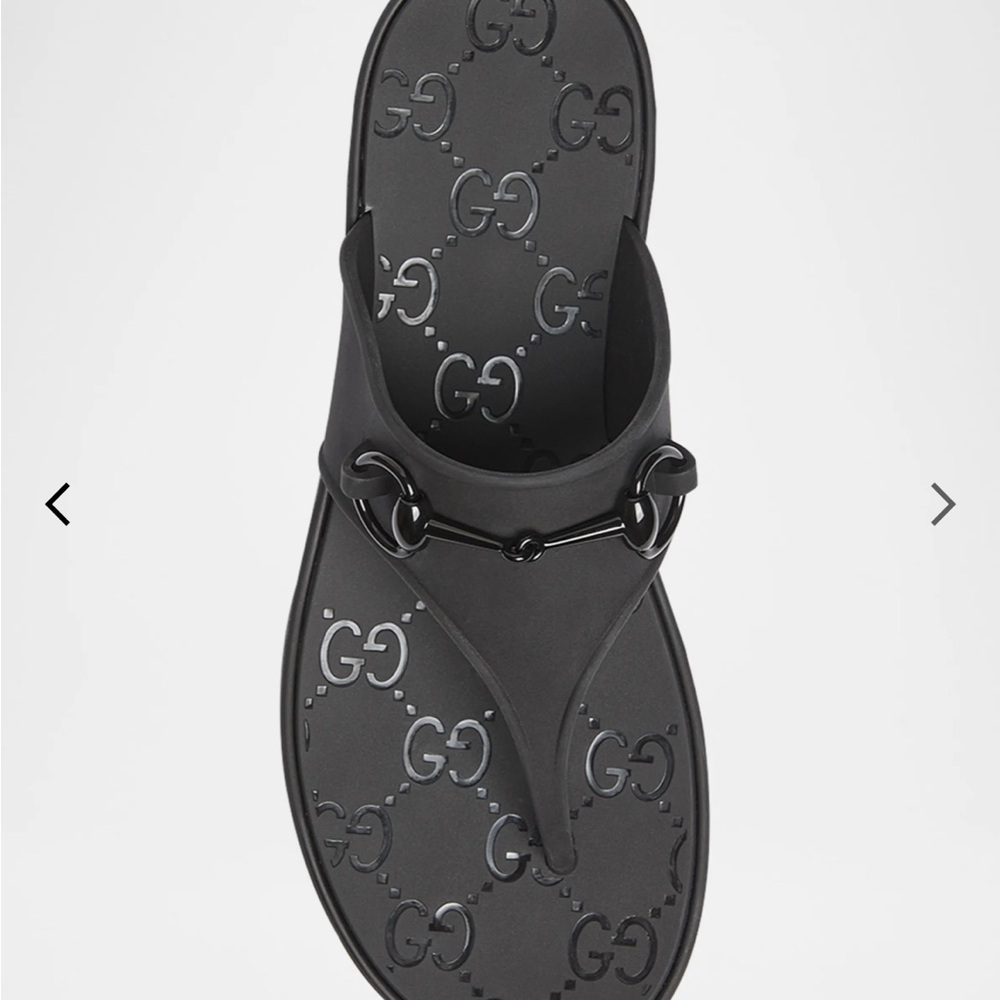 Gucci Horsebit Thong Sandals - Picture 5 of 7